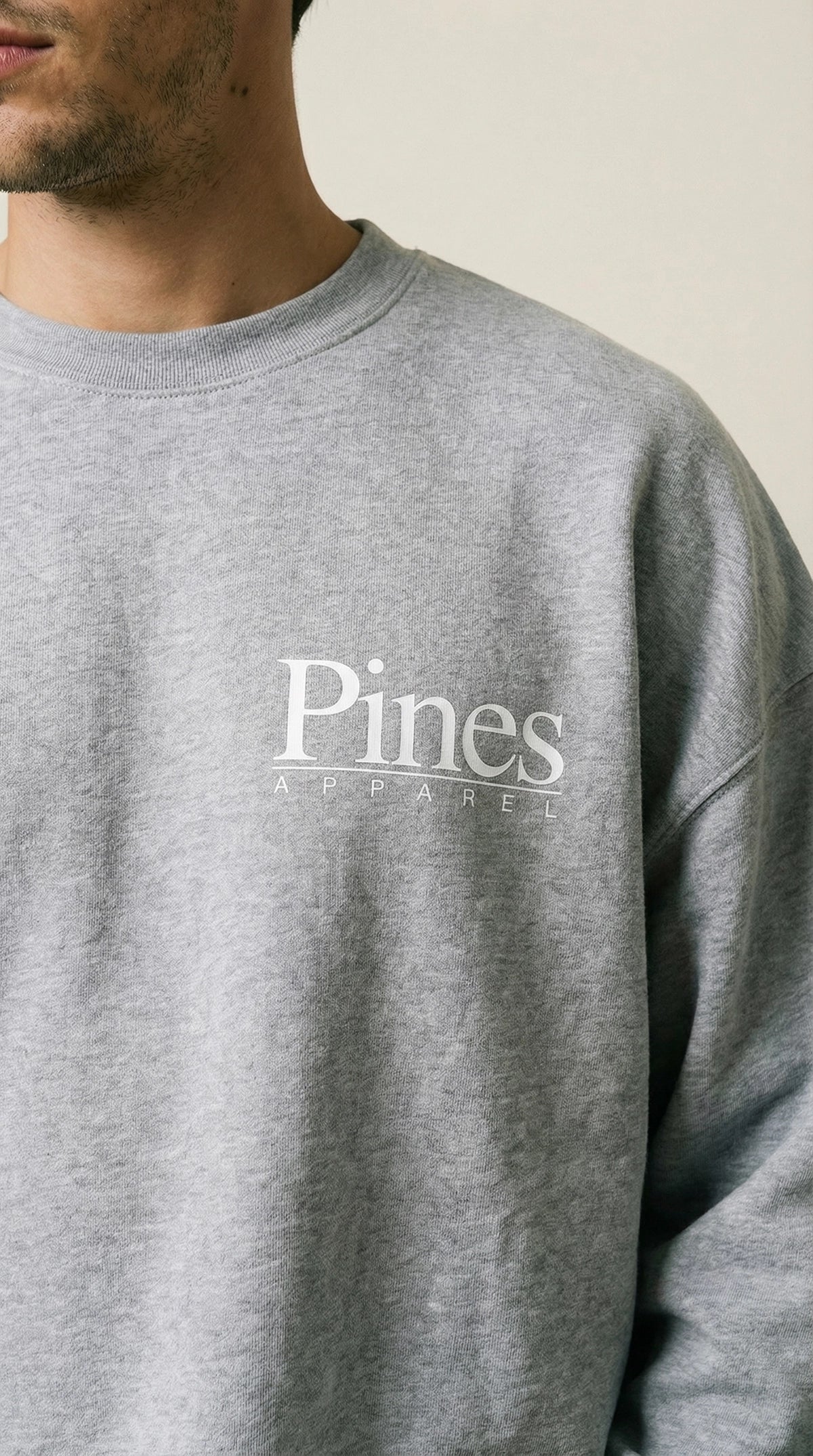Heather Grey S, Heather Grey M, Heather Grey L, Heather Grey XL
