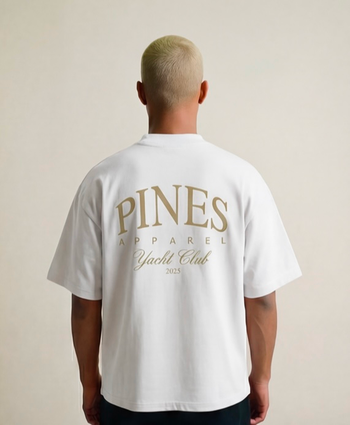 White -  Beige Print S, White -  Beige Print M, White Beige L, White - Beige Print XL