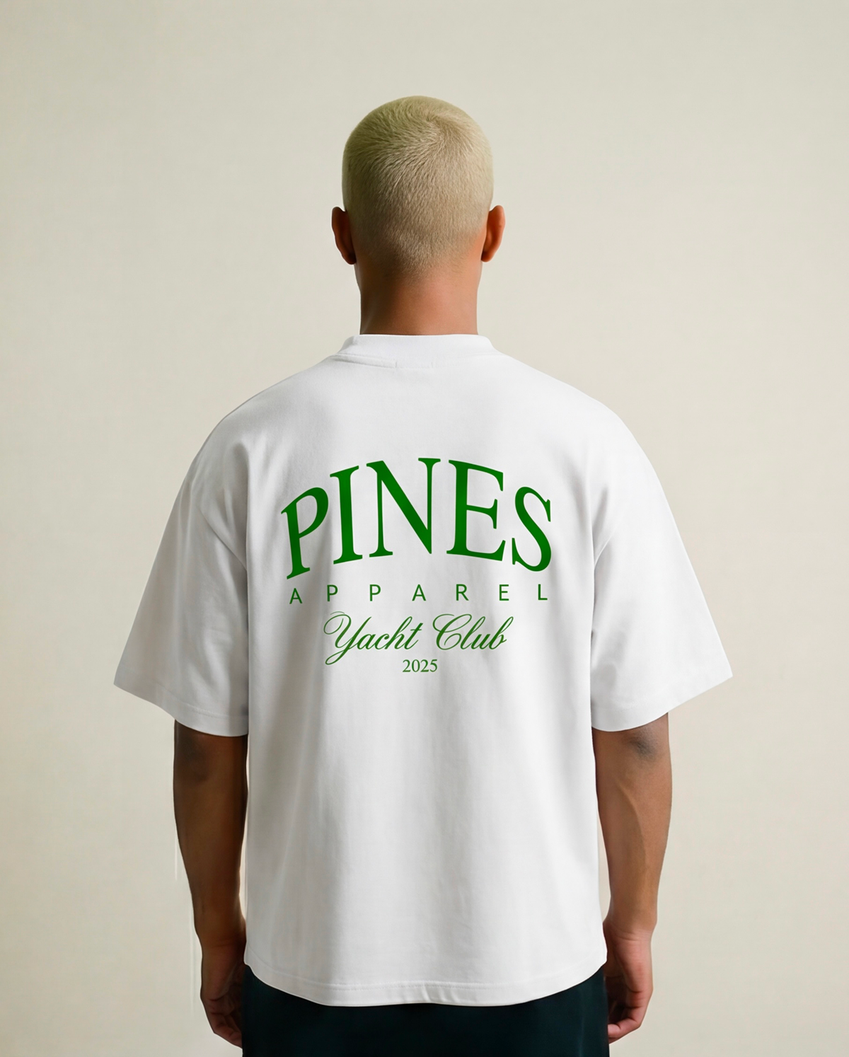 White -  Green Print S, White -  Green Print M, White Green Print L, White - Green Print XL