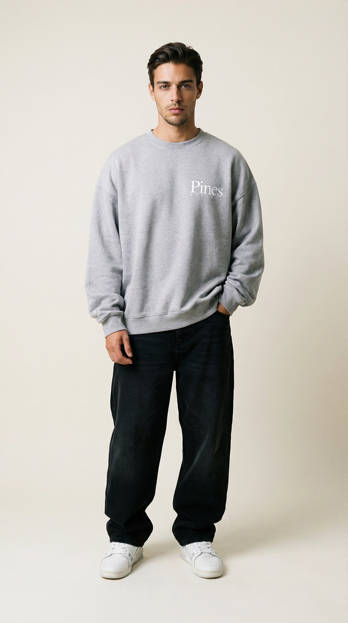 Heather Grey S, Heather Grey M, Heather Grey L, Heather Grey XL